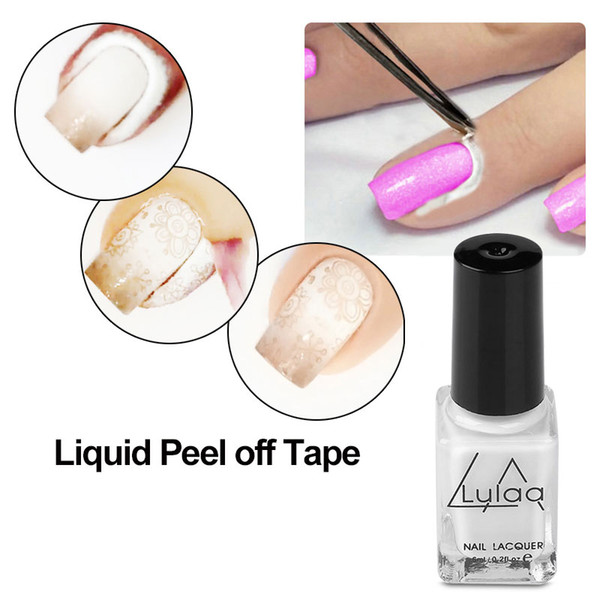 Peel Off Liquid Tape From Nail Polish Protection Finger Skin Cream White Latex Protected Glue Easy Clean Tape Cream Nail Polish