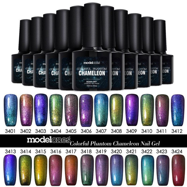 Modelones 1Pcs New Arrival Colorful Phantom Chameleon 10ml UV LED Nail Gel Choose Any 1 Color Soak Off UV Nail Polish