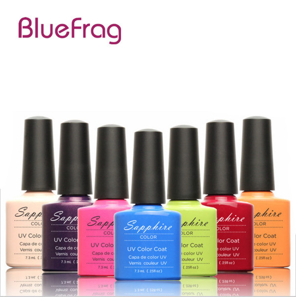 BLUEFRAG 1PCS Sapphire Nail Gel Polish New 80 Fashion UV Gel Polish Varnish 7.3 ML Soak Off Long-Lasting Nail Art Gel for nail