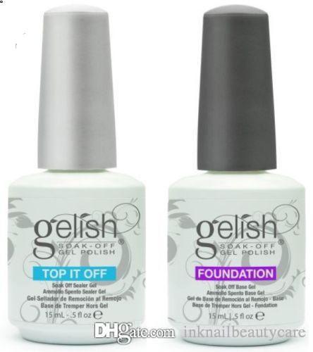 Top Quality Harmony Gelish Soak Off Nail Gel Polish Nail Art Gel Lacquer Led/uv Base Coat Foundation & Top coat