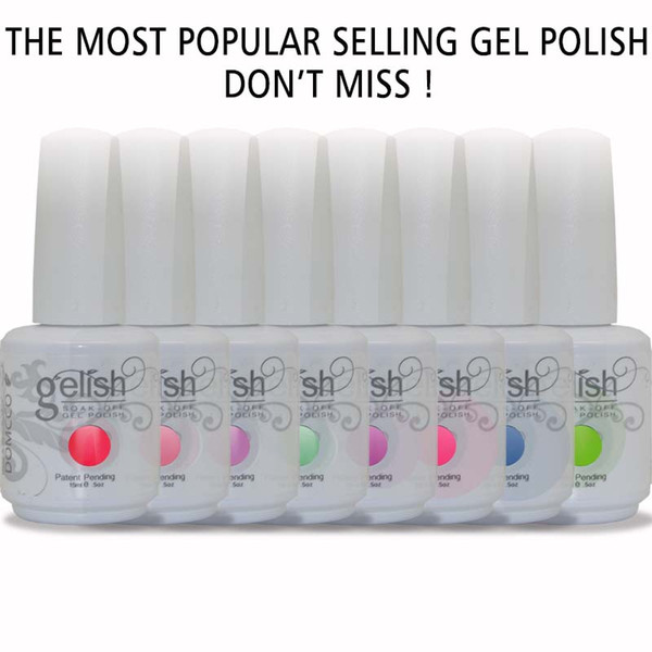 8PCS PROFESSIONAL LONG-LASTING SOAK OFF LED & UV GEL NAIL POLISH GEL LACQUER VARNISH GELISH SET