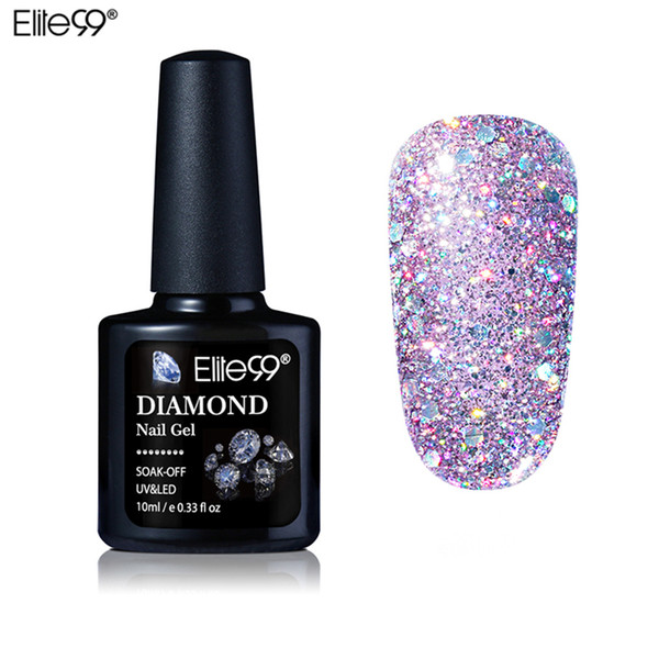 10ml Diamond Nail Gel Glitter LED UV Gel Manicure Shiny Sequins Soak Off Gel Nail Polish Vernis Semi Permanent Gellak