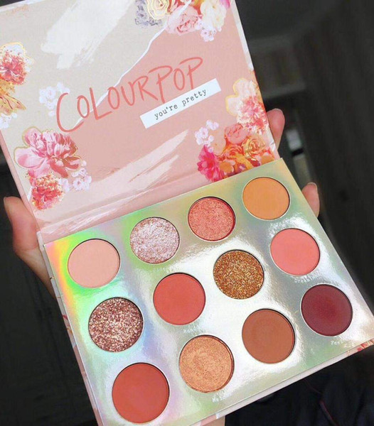 Colourpop Face Makeup Eyes Sweet Talk 12 Colors Eyeshadow Glitter Shimmer Matte Eye shadow Pressed Palette