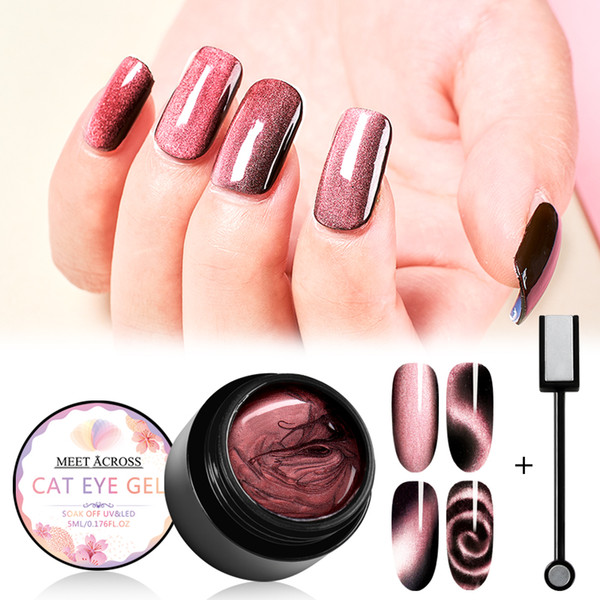 Magnet Nail Gel Polish 5D Cat Eye UV Gel Nail Polish Magnetic Chameleon Manicure Soak Off Starry Sky Uv