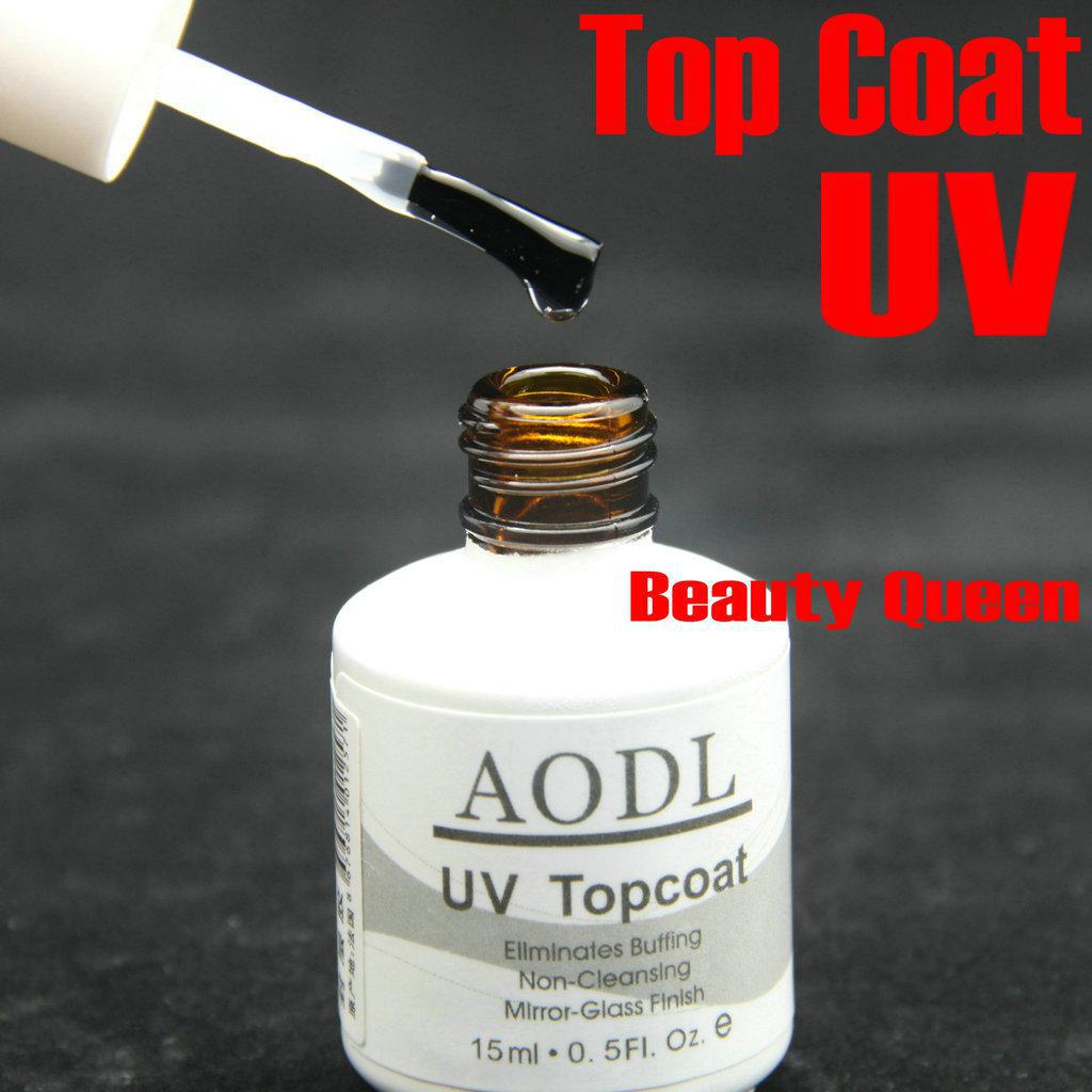 100% Quality Guaranteed Clear Soak-off UV Top Coat for Soak-off Color UV Gel Polish LED Gel Polish