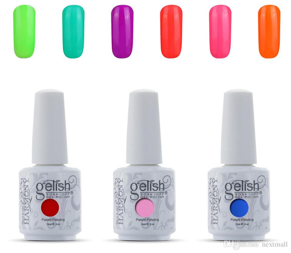 12pcs/lot High Quality Harmony Gelish Soak Off Led/uv Gel Nail Polish