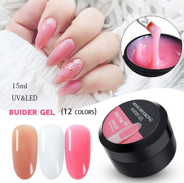 January3 Nail Art Manicure Extension Gel Nail Rapid Extension Model Crystal Glue Nail Art DIY 15ml M0029