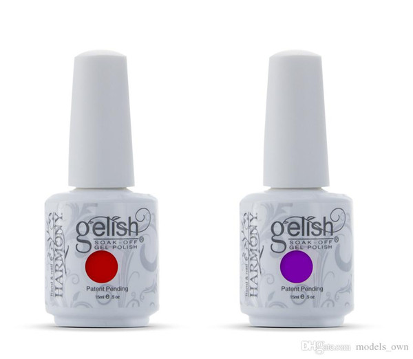 Choose Any 3 Colours Gelish Gel Polish Nail Art Soak Off Gelish UV LED Gel Nail Polish Foundation Top Coat 293 Colors