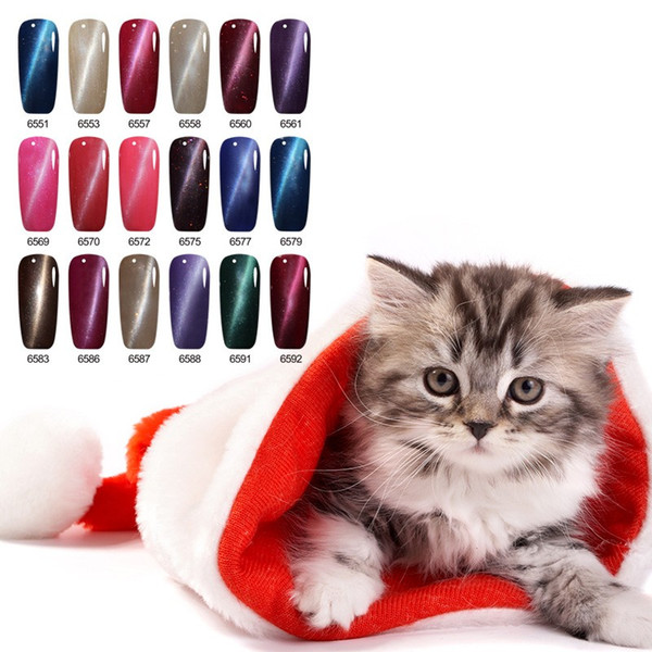 Long-lasting Magnetic Cheap Gel Professional 3D Cat Eyes Gel Lacquer Soak Off UV Cat Eyes Colorful Gel Nail Polish