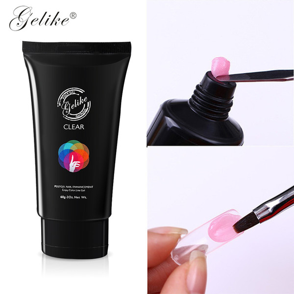 Gelike 60g Acrylic Gel New Arrival Polygel Newest Poly Gum Acrylic Gel UV Nail Art Polish Wholesale Polygel