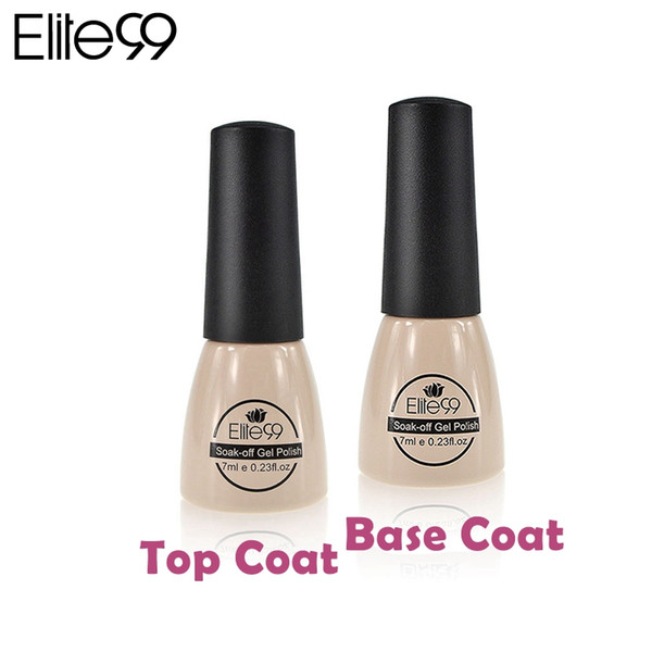 Wholesale-Elite99 Gel Nail Primer Base Coat Foundation for UV Gel Polish Top Coat Top it off Topcoat for UV Curing UV Gel Nail Lacquer