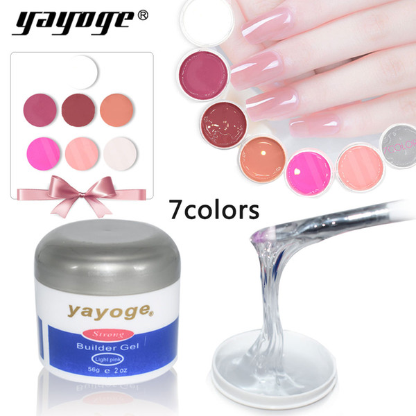 Yayoge Poly Gel Nail Builder Gel 56g 7 Colors Varnish Quick UV Lacquer Nail Art Nail Poly Builder Gel