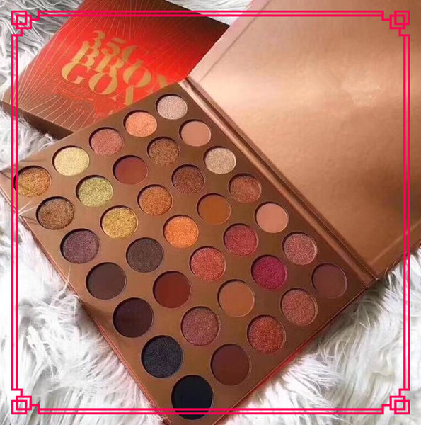 Brazil 2019 Newest 35G Bronze Goals Artistry Eyeshadow Palette Matte Shimmer 35 Colors Eyeshadow Makeup tool DHL