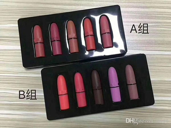 M brand Frost Sexy lipstick M Makeup look in a box be sfnsational mini size Lipsticks *5 Frost Matte Lipstick