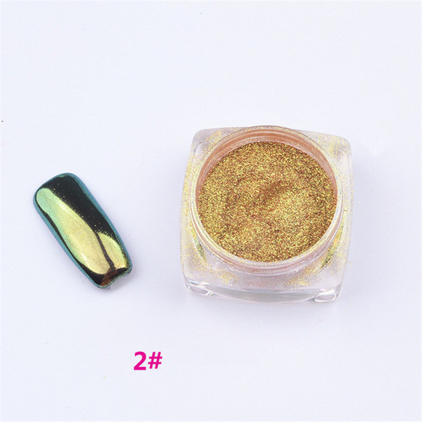 Discount Price Colorful Nail Glitter Powder Shinning Mirror Effect Nail Makeup Powder Nail Art hot item by dhl