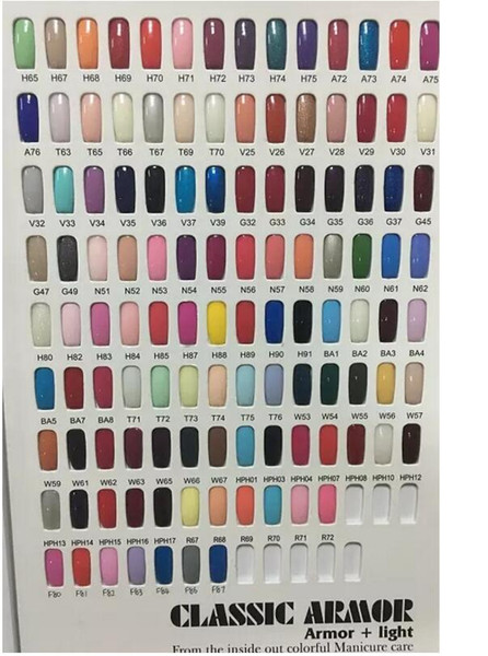 15ml Gelcolor Soak Off UV Gel Nail Polish Fangernail Beauty Care Product 160colors Choose For Nail Art Design 175 Colors jy258