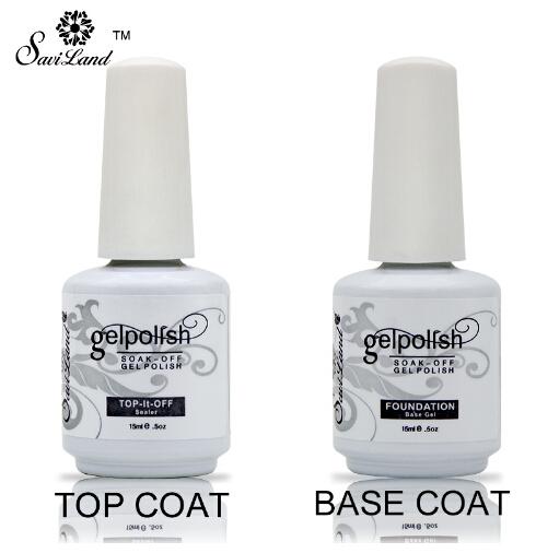 New Soak Off Gel Lacquer Professional 15ml Gelpolish Base and Top Coat Varnishes Primer Nail Art Uv Gel Nail Polish