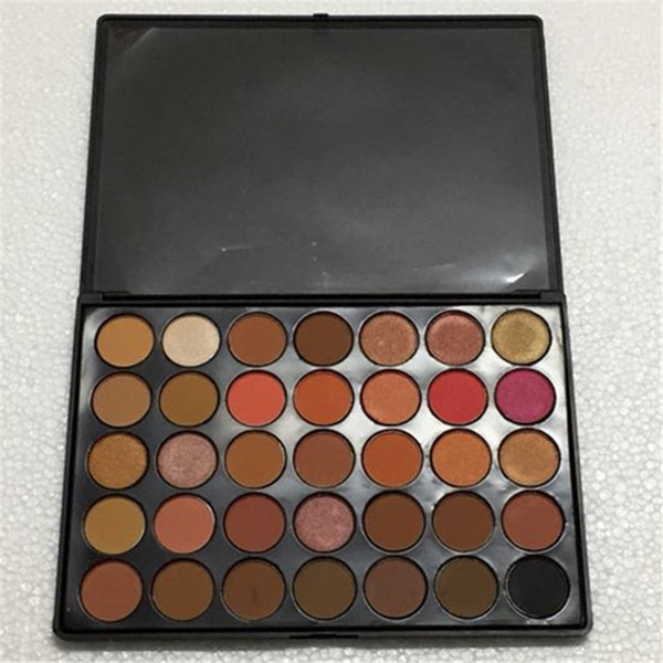 free shipping DHL HOT new Professional makeup 35O2 second nature 35 color Eyeshadow palette Smoky Eye-shadow