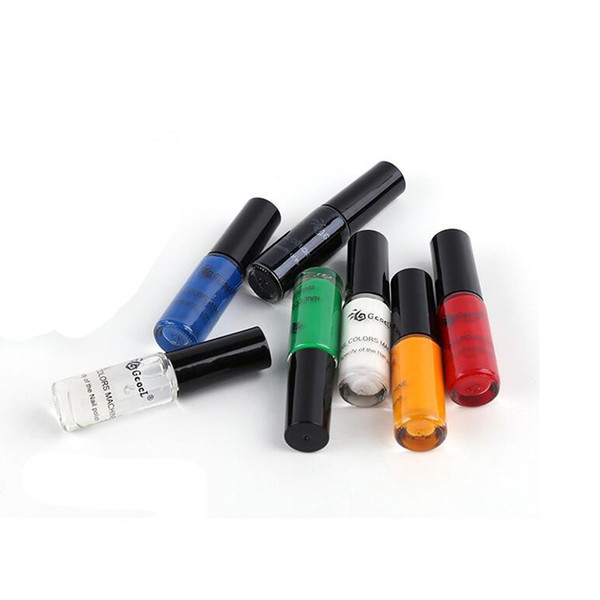 New 7Bottles/set Nail Polish stamp polish nail art stamping varnish special for colors trans Professional use stamp