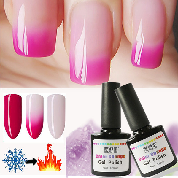 Newest Nail Polish Temperature Change Nail Color UV Gel Polish Gradient Nail Gel for Nail gel polish 10ml /1pc