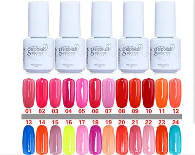 Nail Art 5ml Gel High Quality Soak Off Led UV Gel Polish Nail Gel Lacquer Varnish Gelish 168 Colors Can Choose