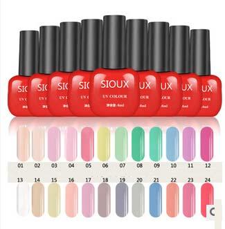 Big discount Nail Gel Polish Gel Len Long-lasting SIOUX Soak-off Gel Nail LED UV 6ml Summer Hot Nail Gel 108 Colors Optional