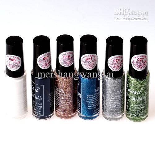 Hot Sale Nail Art Drawing 3d Nail Art Polish Pen 6pcs/lot Drawing On Nail Lacquer Polish Pens