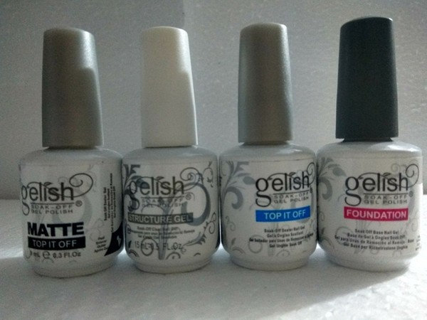 Top Quality !gelish Soak Off Nail Gel Polish For Nail Art Gel Lacquer Led/uv Harmony Gelish Base Coat Foundation & Top coat