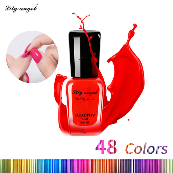 Lily angel 6ml Colorful Waterborne Nail polish Gel Paint Peel off Water Based Nails Art Glue Quick Drying Beauty Tools