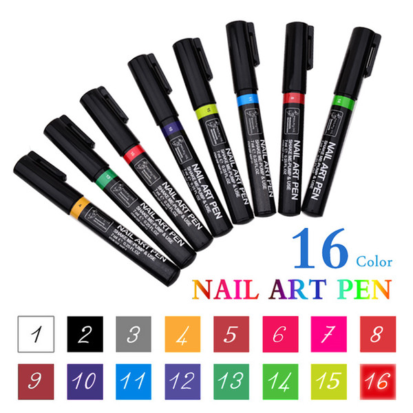 Nail Dot Drawing for UV Gel Polish Manicure Nail Art Pen Painting Design Acrylic Paint Beauty Tools Decorations Free Shipping