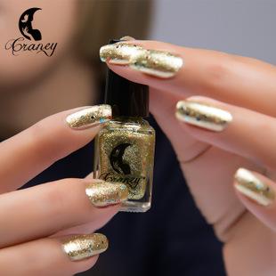 The fashion colour makeup 2018 new nail matte gold sand nail polish grind arenaceous armor oil environmental protection lasting