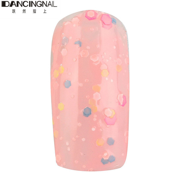 Wholesale- 1Pc 7ML 9Colors Cute Baby Doll Acrylic Neon Nail Art Polish DlY Design Colorful Manicure Bright Decor Glitter Varnish Beauty