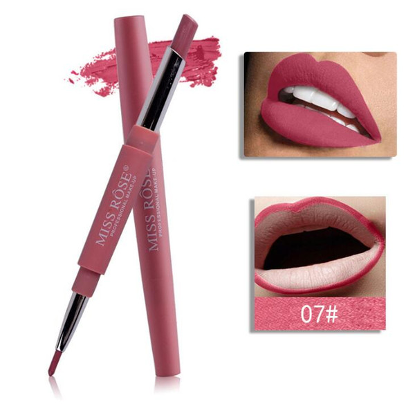 MISS ROSE Lipstick Set Sexy Beauty Long Lasting Waterproof Pigment Matte Lipstick Pencils Moisturizer Lips Makeup Kit