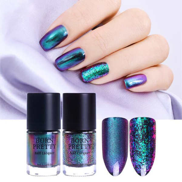 New arrival Chameleon Nail Polish 9ml Gold Violet Galaxy Glitter Sunset Glow Sequins Nail Lacquer Varnish