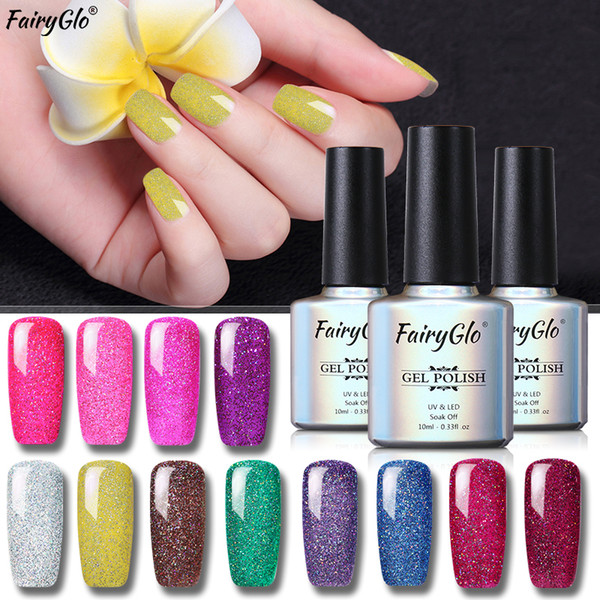 FairyGlo Bling Glier Nail Polish 10ML Soak Off UV LED Lamp Gel Nail Polish Vernis Ongle Nail Art Nagellak Neon Nail Gelpolish