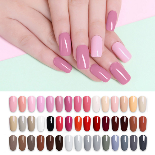 Nail Art Gel 5ML Pure Color UV LED Gel Nail Polish Long-lasting Macaron Soak off Varnish Gel Lacquer