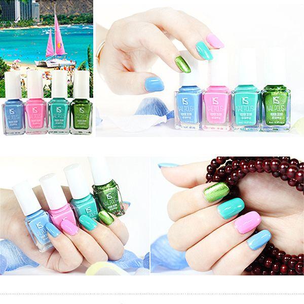 Fashion 4PCS Set Nail Polish Lacquer Varnish Nail Art Manicure Care Decoration Free shipping & Drop shipping