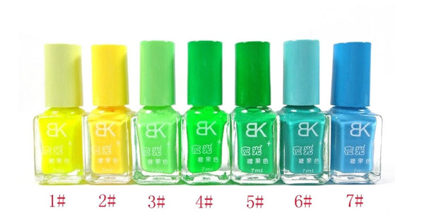 Hot Sell 20 Candy Color Fluorescent Neon Luminous Gel Nail Polish for Glow in Dark Nail Varnish Manicure Enamel For Bar Party