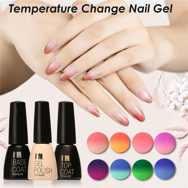 Nail Gel Nail Polish Thermal Color Change UV GeL Nail Polish Perfect Summer Soak Off Temperature Chameleon