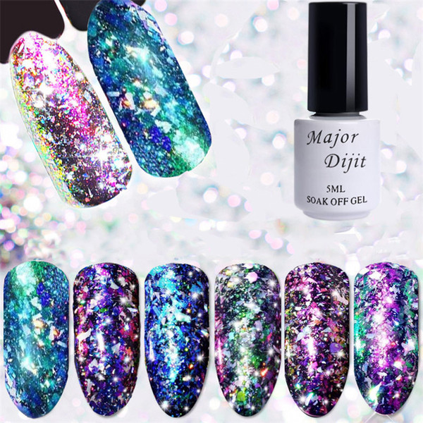 Nail Polish 5ML Color-changing Chameleon Brocade Series Nail Glitter Sequins Polish Varnish Lacquer Nail Art Decorations