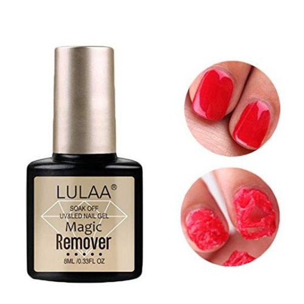 8ML Nail Polish Remover Nail Gel Polish Burst Magic Remover Soak Off UV Gel Nail Polish Cleaner Easily Quickly