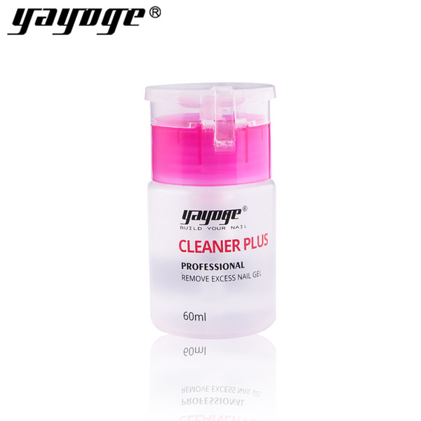 Yayoge Cleanser Plus Removes Excess Gel Enhance Shine Sticky Remover Nail Polish UV Gel Sticky Remover Liquid Nail Art 60ml