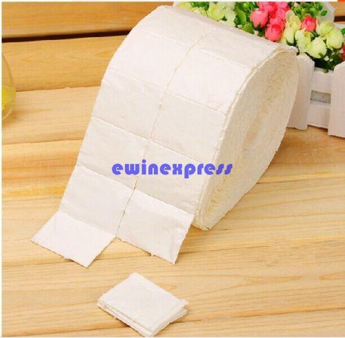 Roll of 500pcs Lint Freeship Nail Art Wipes Paper Pad Gel Acrylic Tips Polish Remover Cleaner