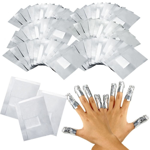 1000Pcs/Lot Aluminium Foil Nail Art Soak Off Acrylic Gel Removal Wraps