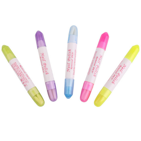 Nail Art Gel Nail Polish Remover Pen Manicure Cleaner Nail Polish Corrector Remover Pen UV Gel Polish Remover Wrap Tool