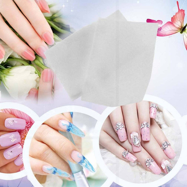 700pcs Nail Art Tips Manicure Polish Remover Clean Wipes Cotton Lint Pads Paper 2018 New Arrival High Quality