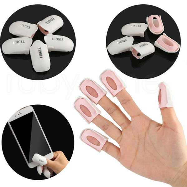 Plastic Gel Nail Soak Off UV Gel Art Polish Remover Wrap Playable Nail Remover Cap Clip Nail Art Tools 5pcs/set RRA874