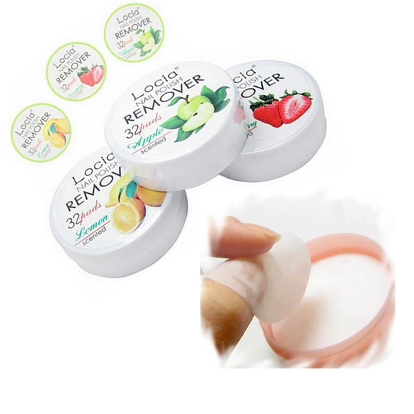 Fruit Nail Polish Remover Wipes Tools UV Gel Nail Cleaner Cotton Nail Art Cleansing Wipes Cotton Makeup Beauty Essentials