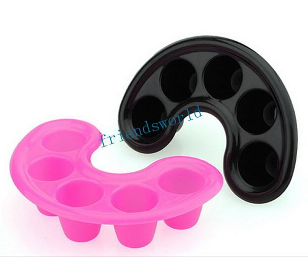 Nail Bubble Bath Spa Bowl Black Nail Soak Off Tray Nail Polish Remover Tool Fedex TNT UPS SF Free Shipping