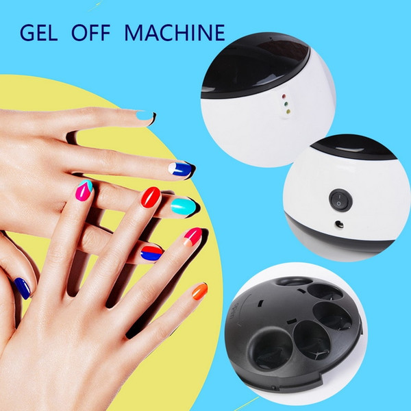 35WNail Polish Remove Tools Fast Art Salon Tool New Machines For All Gels Polish Remover Machine UV Nails Gel Removal Steamer